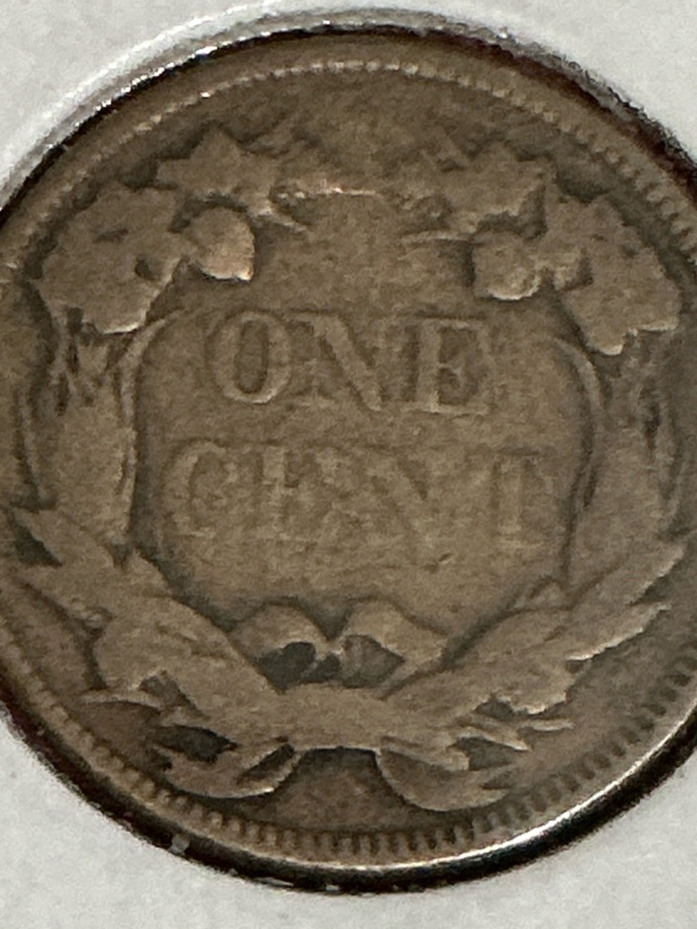 1857 Flying Eagle Cent Coin - Brown - Picture 4 of 5